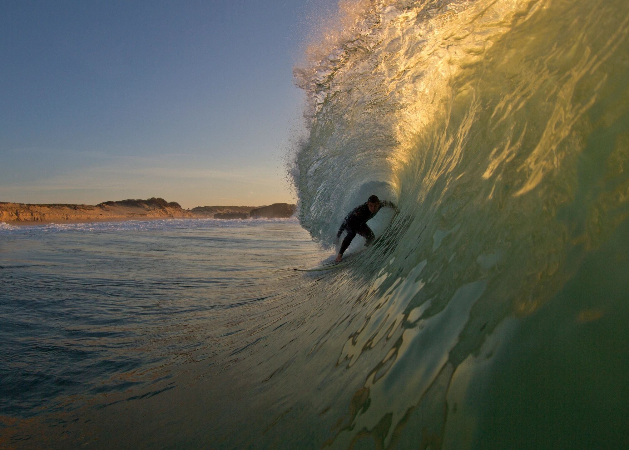 Newport beach waves