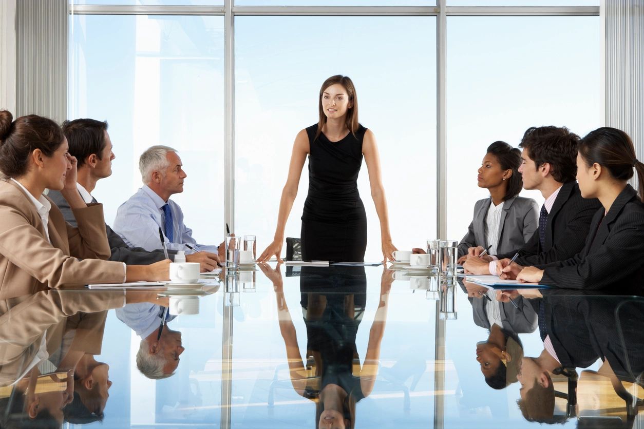 woman with OCD leading a meeting