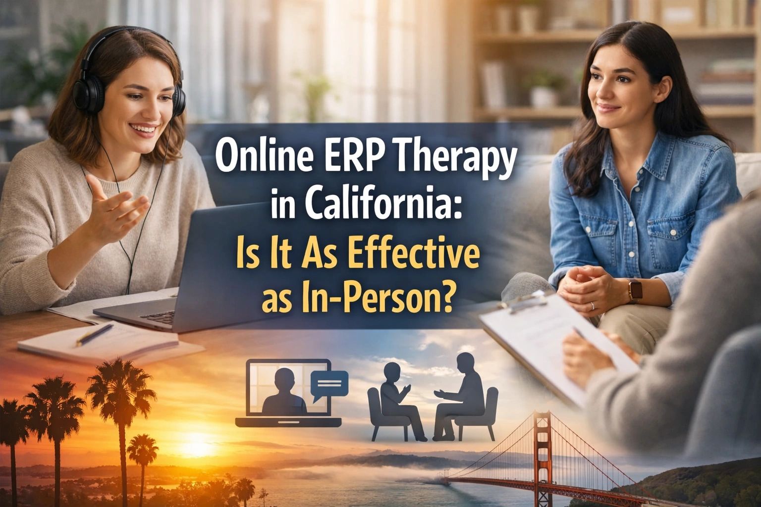 Online effectiveness of ERP therapy